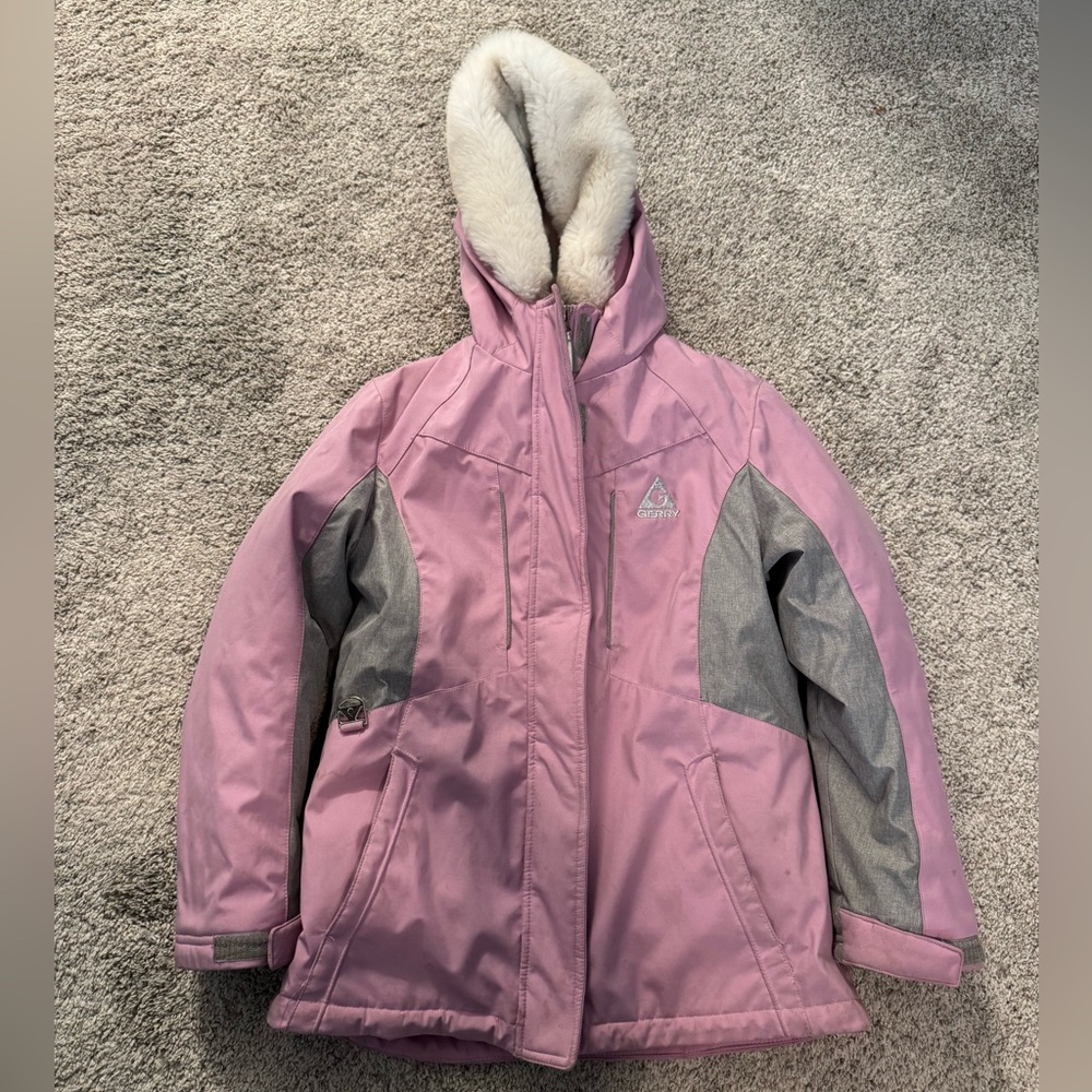 Gerry Kids 3-in-1 Puffer Jacket in Pink and Gray